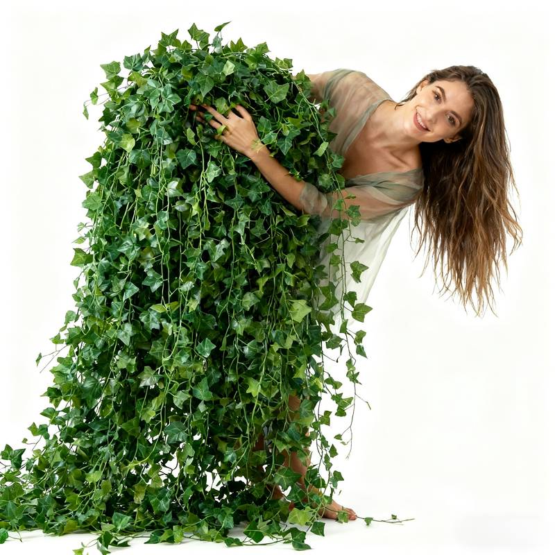 Preserved Moss Sheet - 24 PCS Total 19m/755inci Garland Ivy