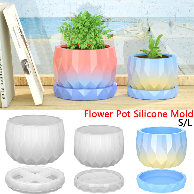 Florist Supply Vases - 1 Set cetakan penanam silikon untuk