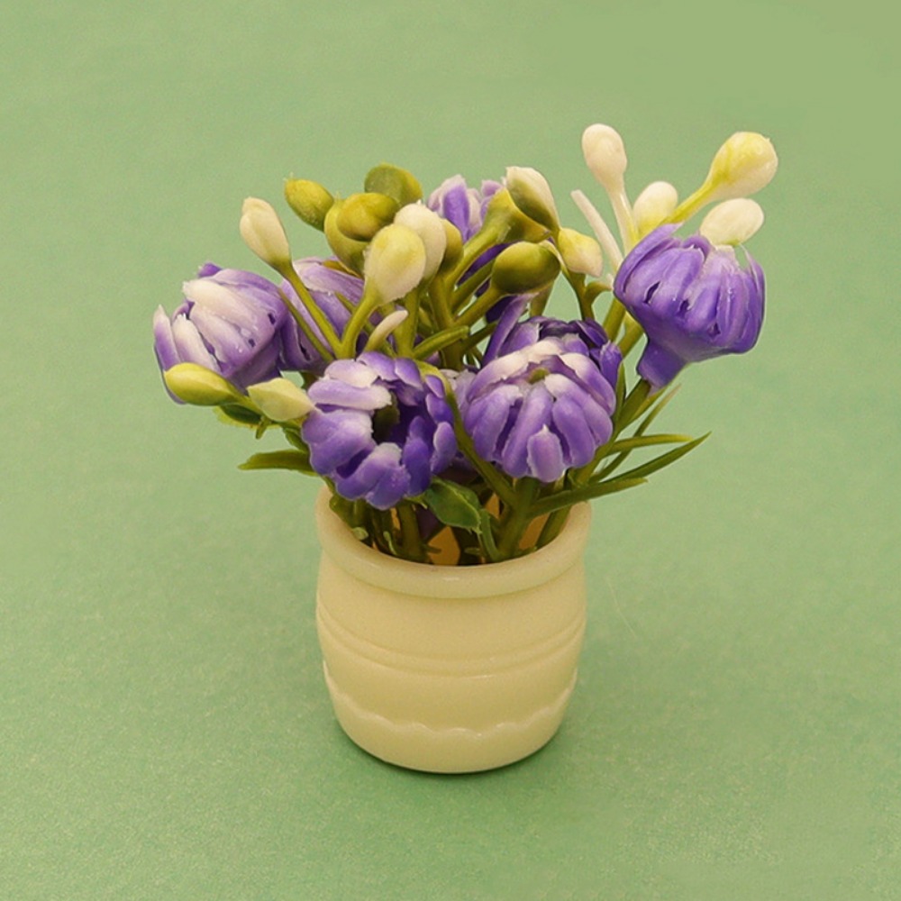 Florist Supply Vases - 1:12 Miniatur Rumah Boneka Simulasi Vas