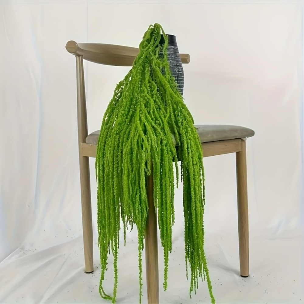 4 Set Bunga Amaranthus Buatan, - Preserved Moss Sheet ulasan dan harga