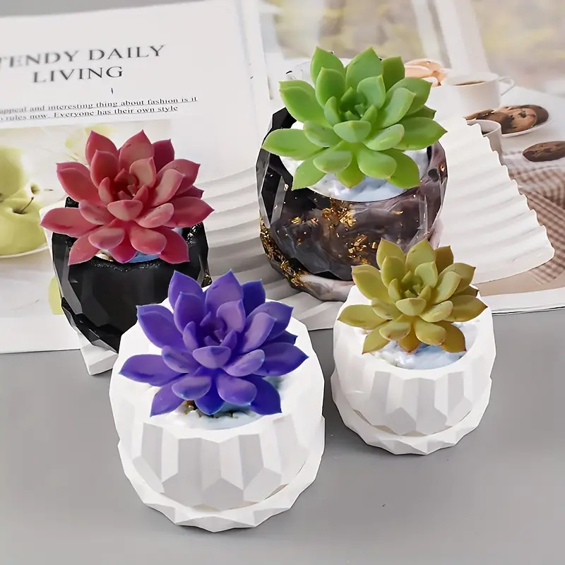 1 Set cetakan penanam silikon  - Florist Supply Vases ulasan dan harga
