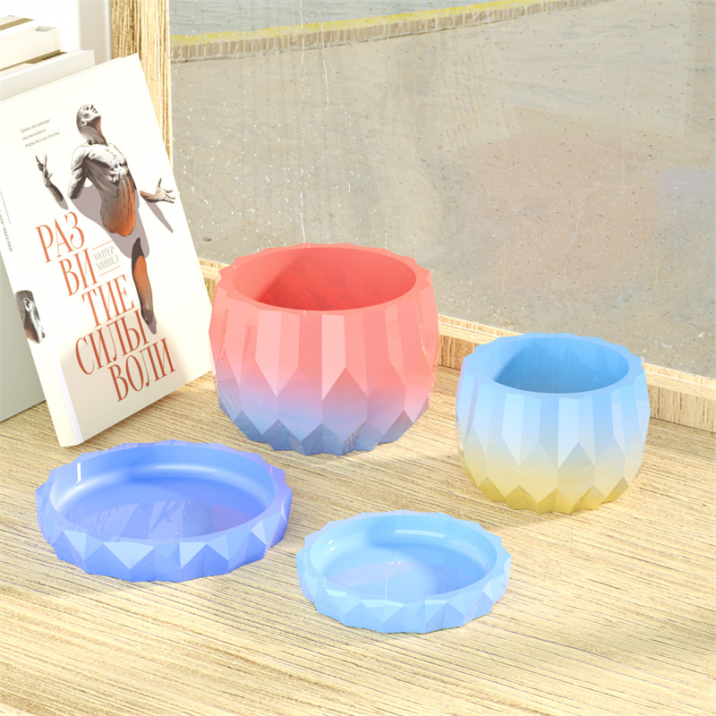 1 Set cetakan penanam silikon  - Florist Supply Vases ulasan dan harga
