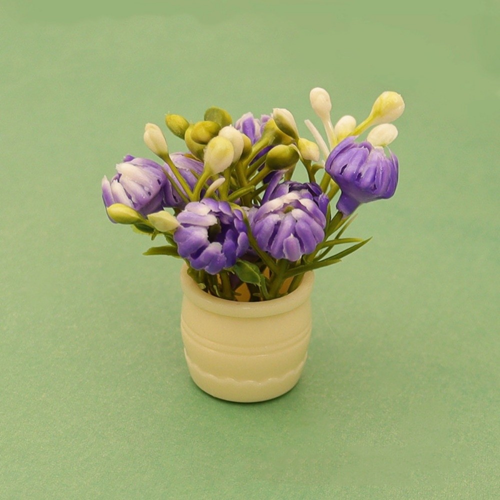 1:12 Miniatur Rumah Boneka Sim - Florist Supply Vases ulasan dan harga